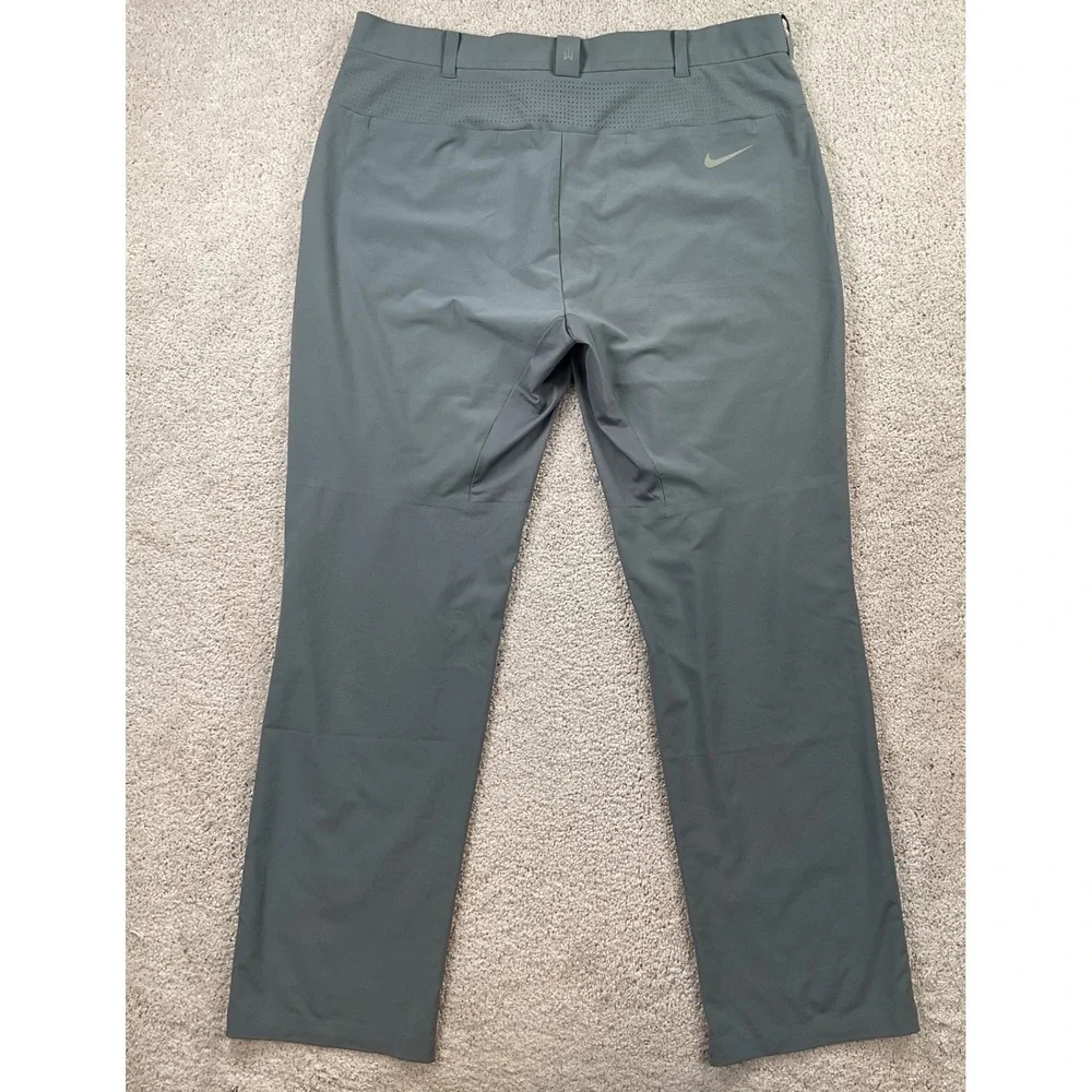 Nike Tiger Woods Collection Mens Grey Performance Golf Pants 36x32 Stretch